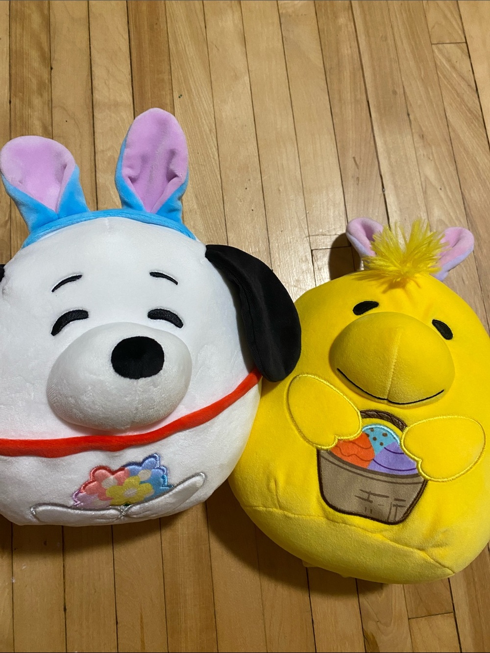 Peanuts Plush Dog & Yellow Chick Duo.